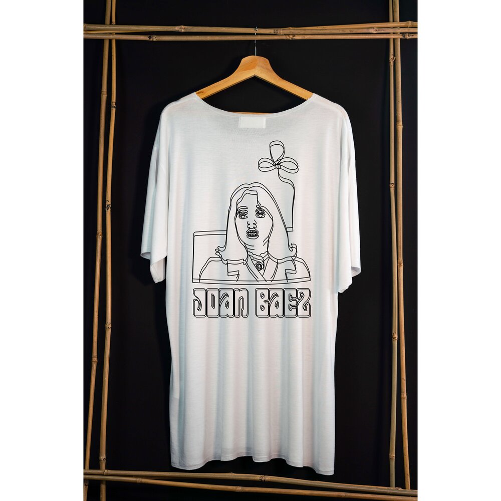 Joan Baez Trip White T-shirt